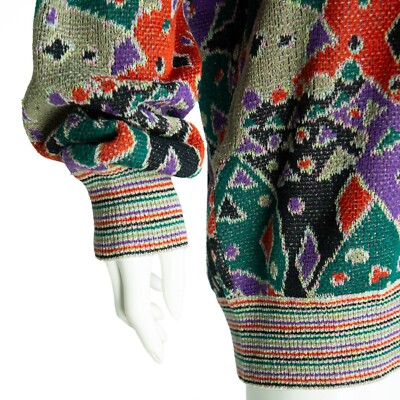 MISSONI Sport Sweater Multi Color Vintage 90s | eBay