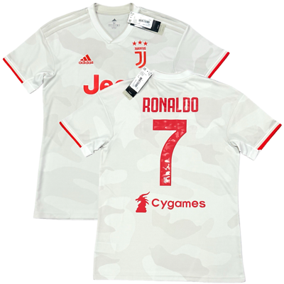 Juventus 19-20ユベントス CR7 シャツ M サイズ 2019/20 Juventus Away Jersey #7 Ronaldo Medium Adidas Cygames CR7