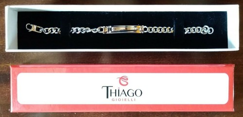 Bracciale uomo THIAGO GIOIELLI Originale, nuovo, mai utilizzato con scatola  | eBay