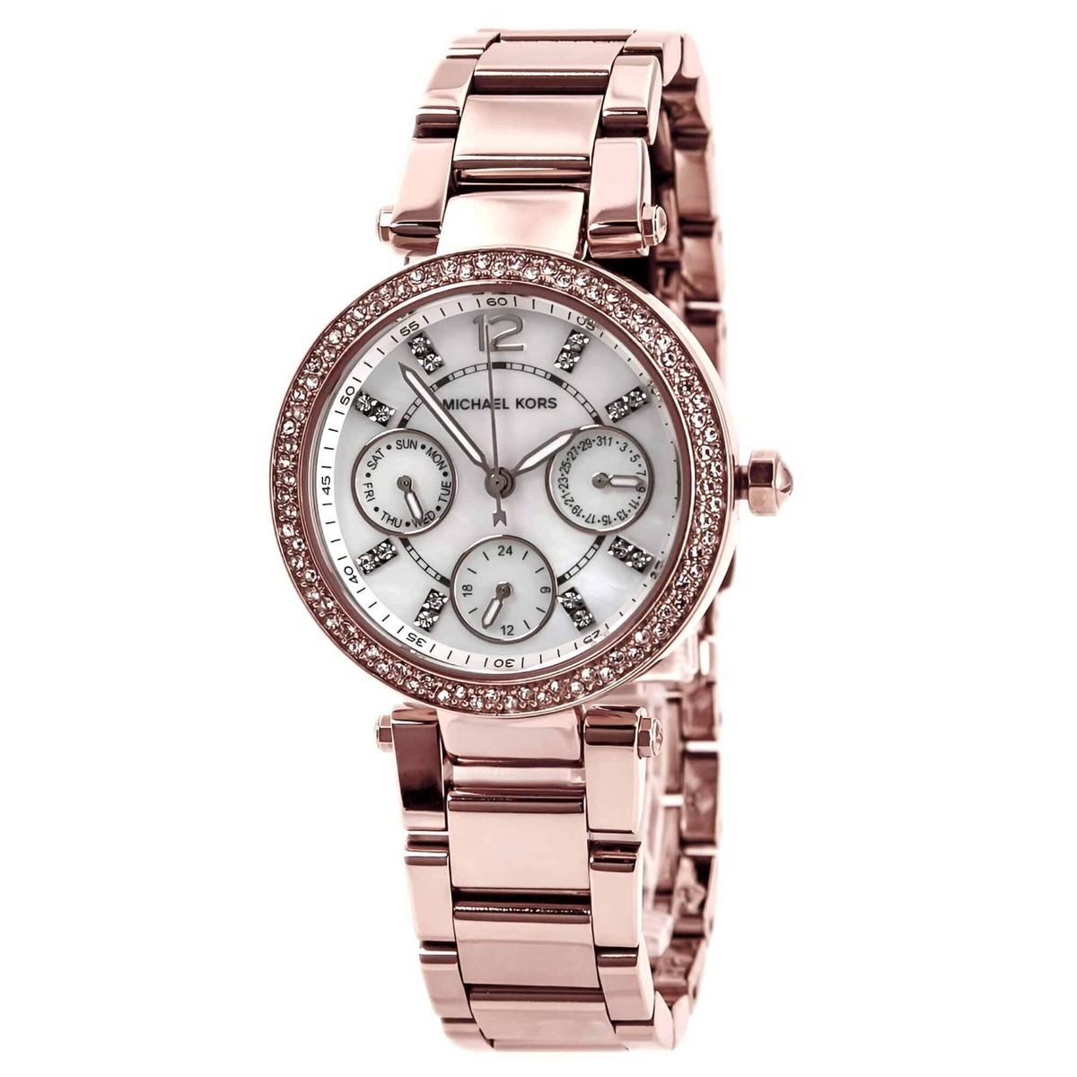 Parker 35 mm Case Rose Gold Stainless Steel Watch MK5616 Michael Kors Mini Parker MK5616 Women main image 2
