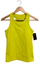 Hurley women's tank top active wear sleeveless neon size S