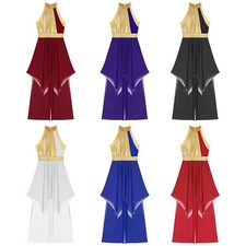 Women's Tunic With Trousers Performance Dress And Pants Dance Dresses Praise