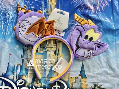 2023 Disney Parks Figment Journey Imagination Plush Minnie Ears Headband New