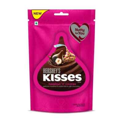 HERSHEY'S Kisses Hazelnut 'N' Cookies 100,8 g 3er Pack Kostenloser Versand We...