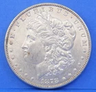 1878-S $1 Morgan Dollar Silver One Dollar Coin United States BU San Francisco