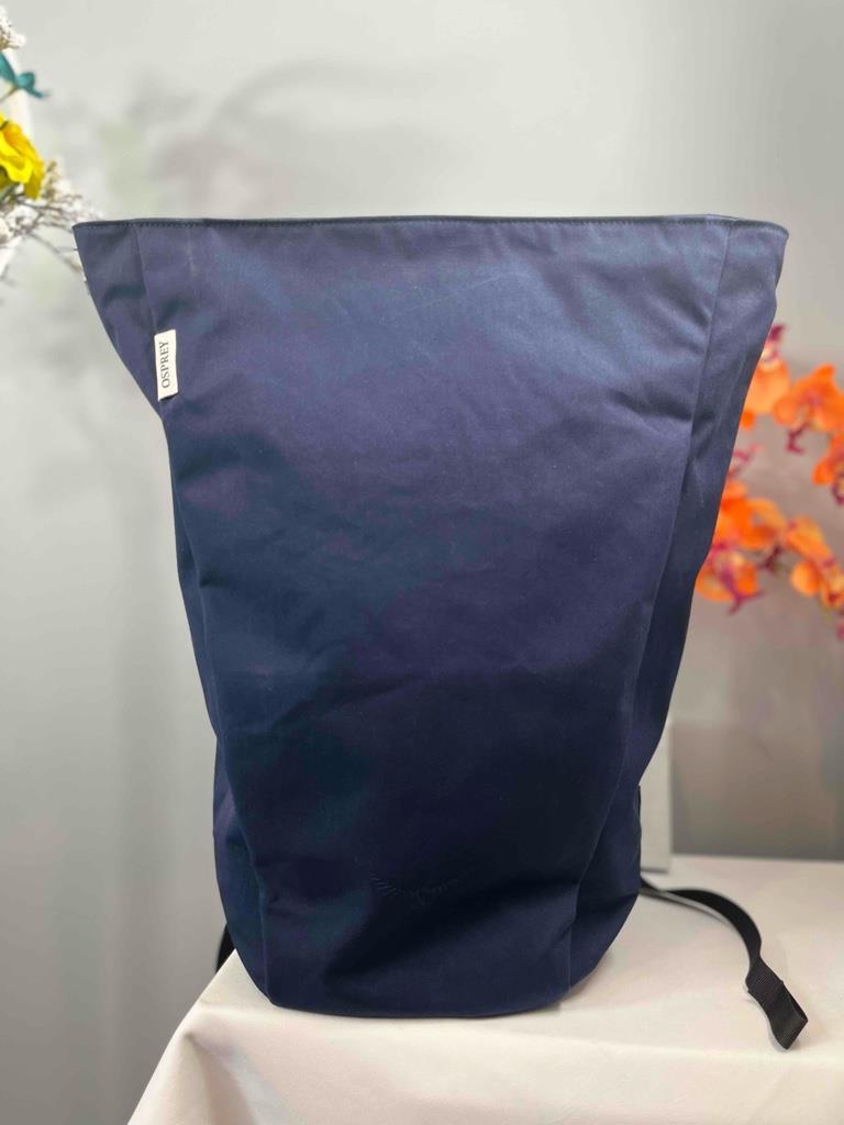 osprey arcane large top zip backpack OSPREY Arcane Large Top Zip Daypack in Navy Blue Canvas