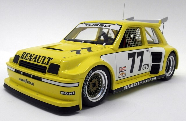 Otto 1 18 Scale Resin Ot261 Renault Le Car 5 Turbo Imsa 1981 Yellow For Sale Online Ebay