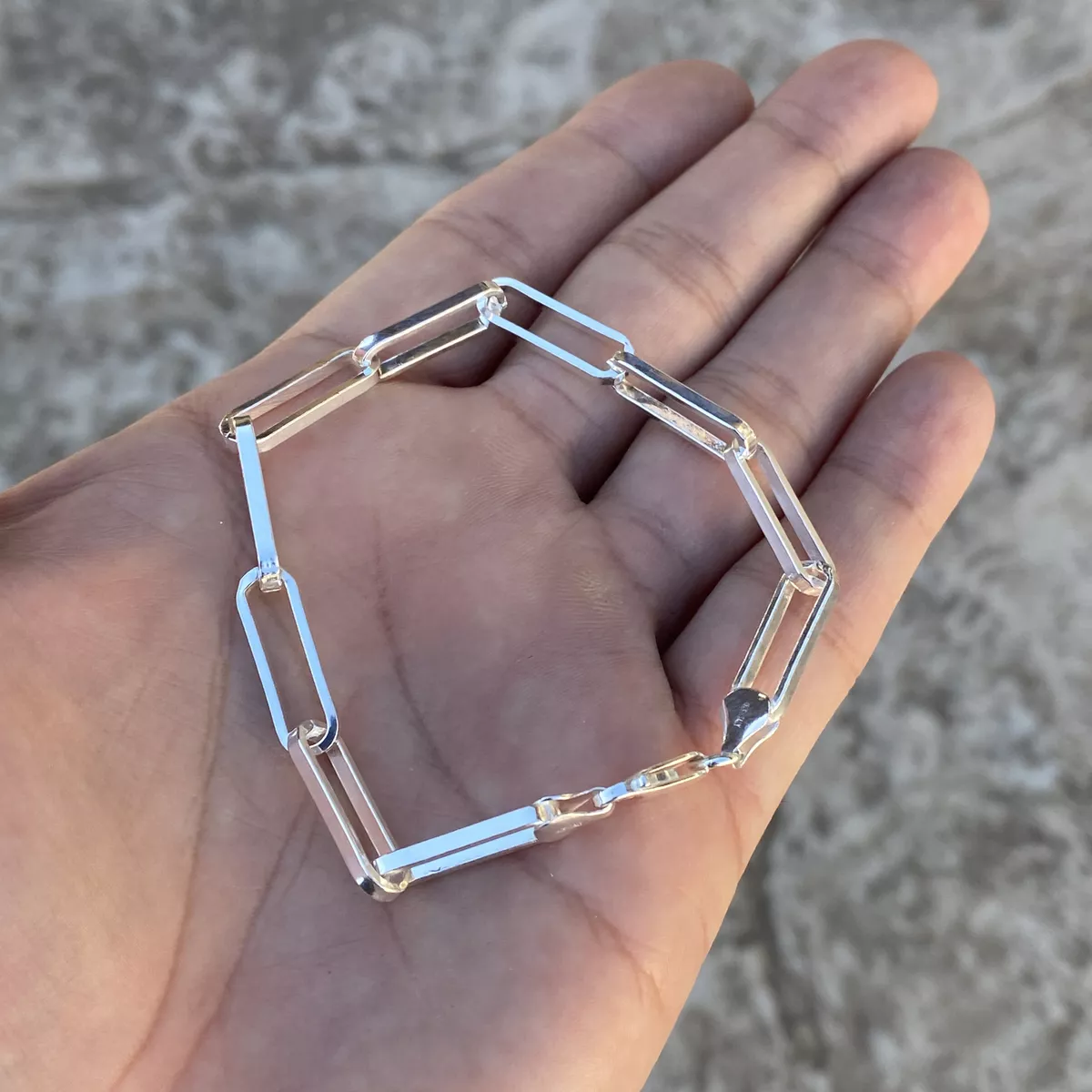 Paper clip bracelet off white sale