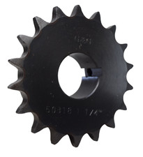 50 Roller Chain Sprocket 18 Teeth 1-1/4" Bore 50B18-1-1/4 50BS18H-1-1/4