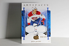 2022/23 UPPER DECK CANADIANS /249 DUO PATCH JEFF PETRY #77 (H1)