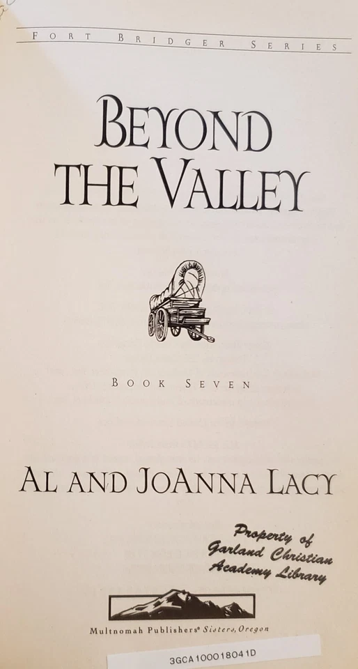 "Beyond the Valley" Al & JoAnna Lacy 2000 1stEd Laminated Paperback Collectible  Foto 4 de 4