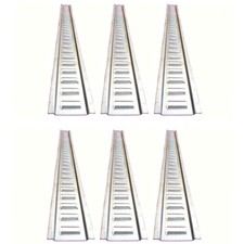 E-track 5 Ft Horizontal Trailer Tie Down Heavy Duty 12 Gauge 6 Pieces