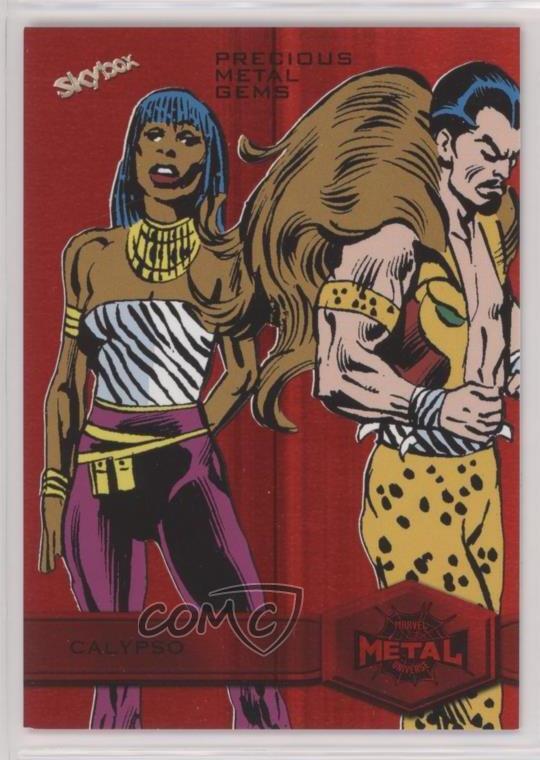 2022 Marvel Metal Universe Spider-Man High Series PMG Red /100 Calypso #115