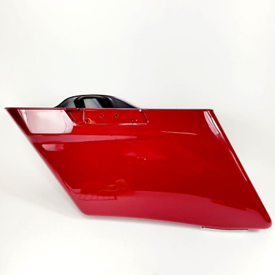 Harley OEM 14-23 Touring Left Side Extended Stretched Saddlebag Billiard Red NEW