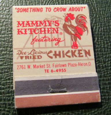 Matchbook Mammy S Kitchen Fried Chicken Akron Oh Full Ebay