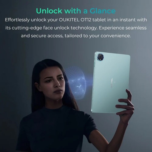 Oukitel OT12 4G Smart Tablet 11 in 2K Display 8000mAh 13MP 16GB+256GB Android 14 - Picture 9 of 15