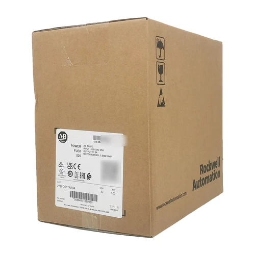 New Allen-Bradley 25B-D017N104 PowerFlex 525 7.5kW (10Hp) AC Drive 3 PH via UPS