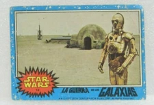 STAR WARS BLUE 1978 CARD STANI N°14