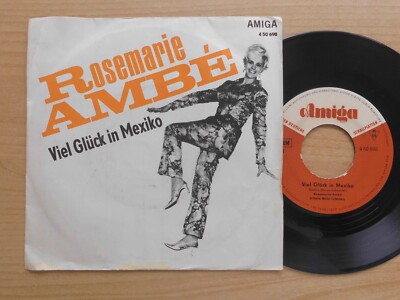 ROSEMARIE AMBE / EDITH HAAS DDR AMIGA 7'': VIEL GLÜCK IN MEXIKO/ICH HABE (450698)
