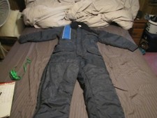 VTG WALLS BLIZZARD PRUF INSULATED SNOW SUIT DK BLUE L REG USA USED