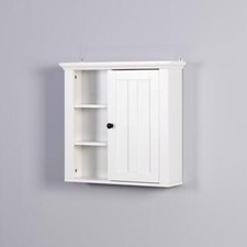 New MDF Material Bathroom Wooden Wall Cabinet with a Door