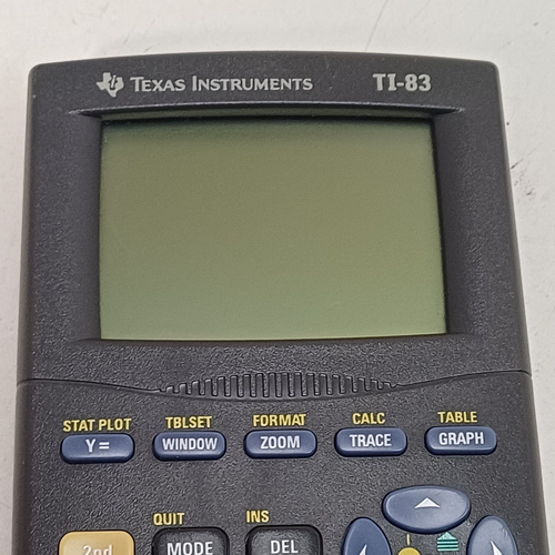 Texas Instruments TI-83 Calculator Calculatrice Scientifique TESTED +Case - Afbeelding 2 van 15