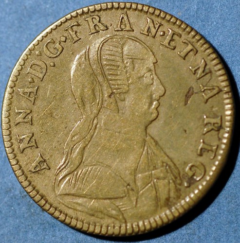 France Jeton Anne of Austria Regence D'Anne D'Autriche et Louis XIV - Picture 2 of 2