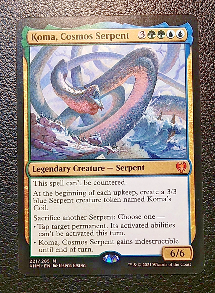 ろこまこあこ　RMA's MTG in HOKKAIDO MTG Magic the Gathering Koma, Cosmos Serpent NM/M Kaldheim