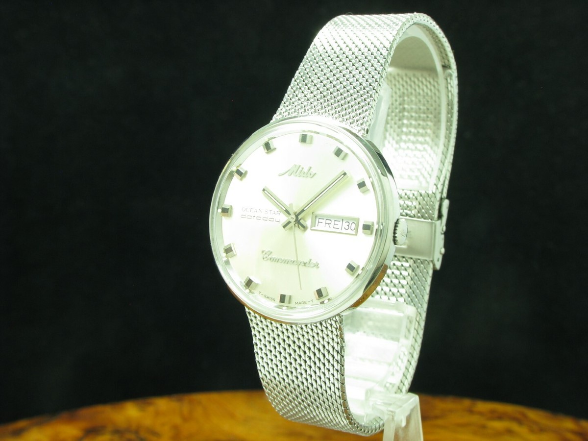 Mido Ocean Star Datoday Edelstahl Automatic Chronometer Herrenuhr