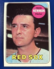 1969 Topps Baseball Fred Newman Boston Red Sox #543