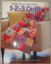Leisure Arts 'Better Homes and Gardens 1-2-3 Quilt' Booklet - New