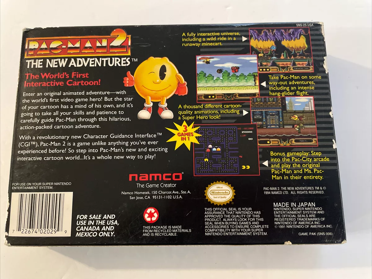 Pac-Man 2: The New Adventures™, Super Nintendo, Jogos