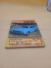 1967-1979 Autodata Chrysler Hunter Minx Vogue Alpine Service Shop Repair Manual 1967-1979 Autodata Chrysler Hunter Minx Vogue Alpine Service Shop Repair Manual