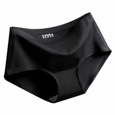 High Waist Sexy Ladies Underwear Seamless One-Piece Women's Ice Feel Silk Briefs