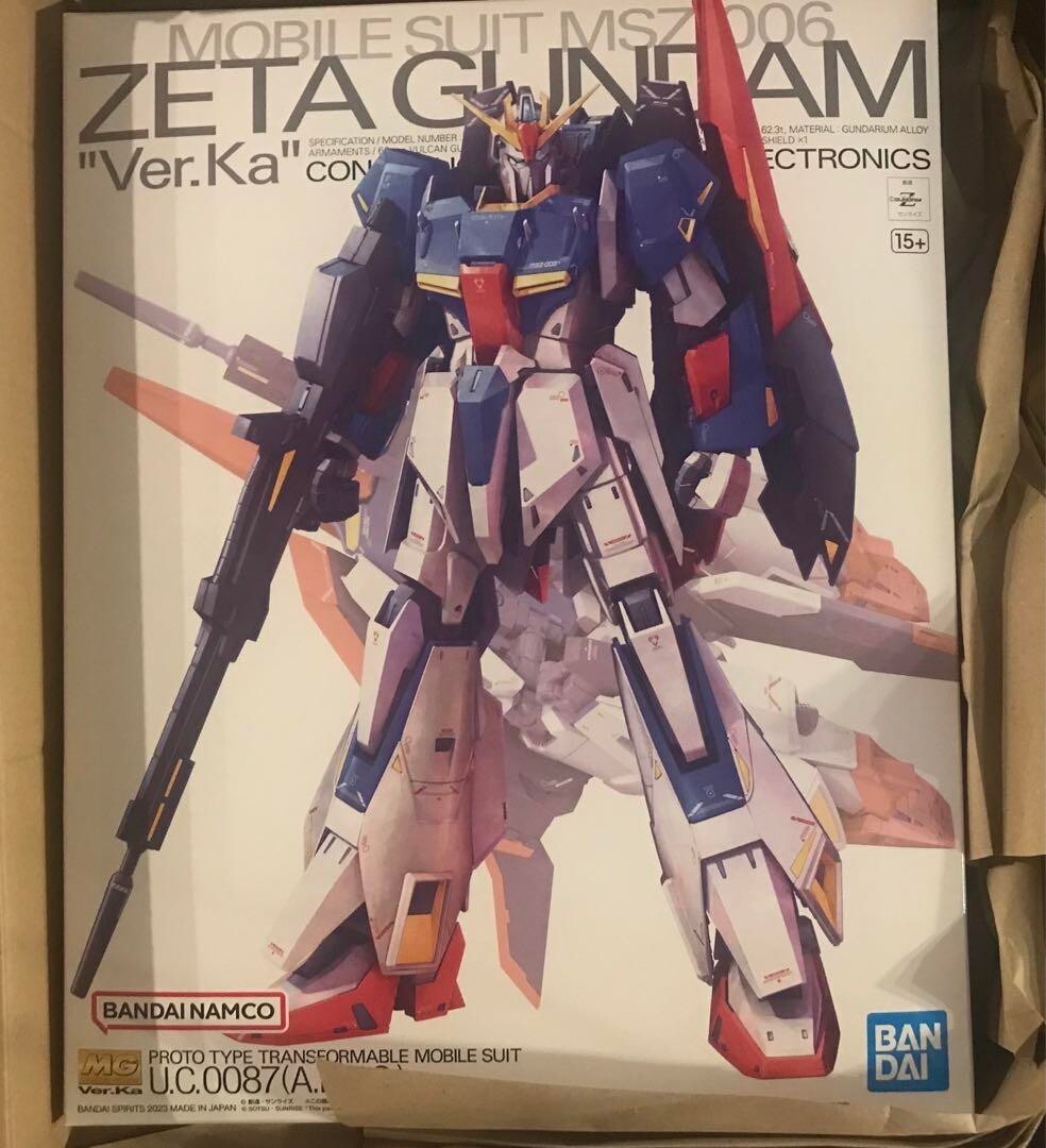 ロボット MG ZETA GUNDAM \"Ver.Ka\" 1/100 MG 1/100 Zeta Gundam (Ver.Ka) – USA Gundam Store