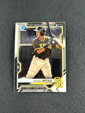 2021 Bowman Chrome Prospect ISMAEL MENA 1st Bowman #BCP-36 San Diego Padres