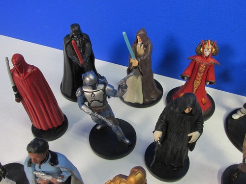 22 star wars DISNEY STORE FIGURINE COLLECTIBLE FIGURE SET jawa jango trooper - Picture 2 of 11