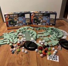  2 LOT Angry Birds Game/Star Wars Death Star Jenga Board Game Set Hasbro Toy