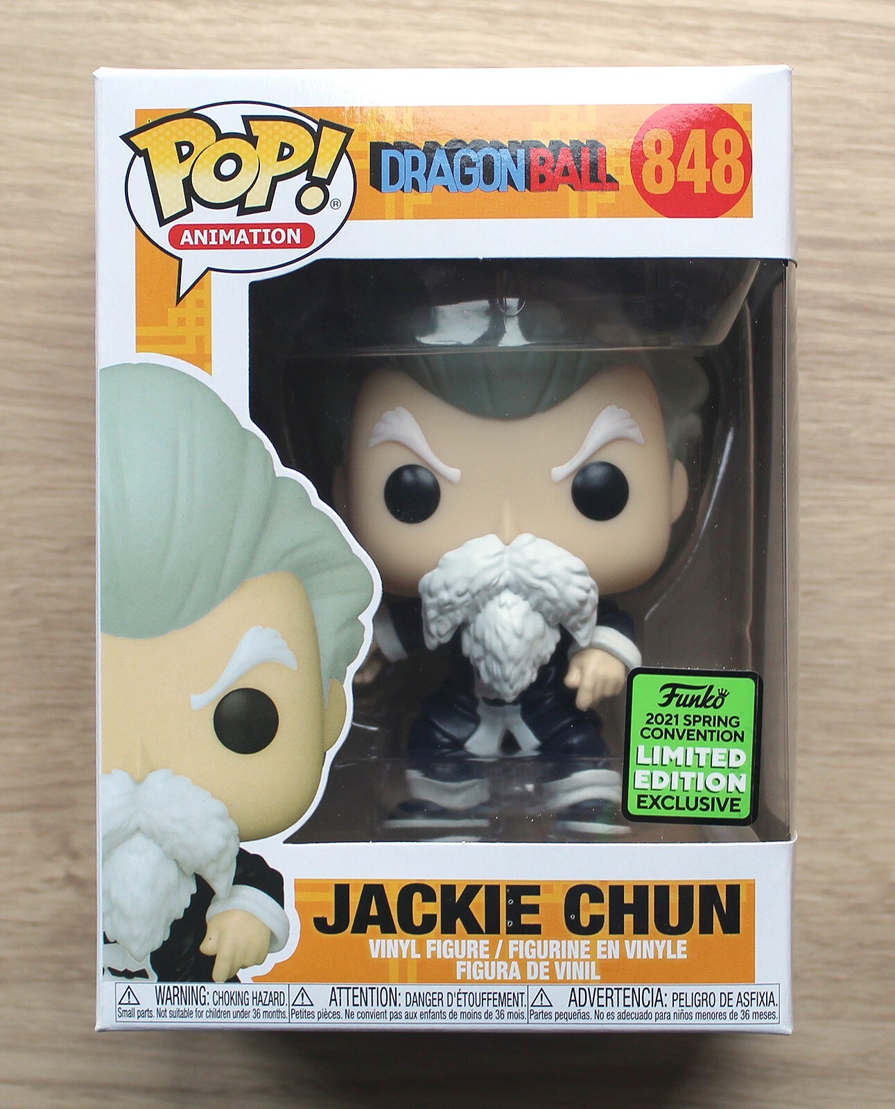 Funko Pop Dragon Ball Z Jackie Chun Eccc + Protector Gratuito