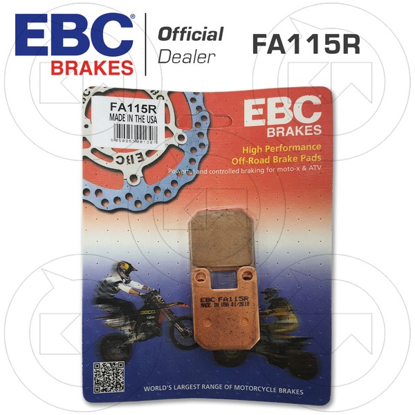 BremsbelÄGe Vorne Sinter EBC FA115R Fantic Motor Versuch 307 250 1989-91-image