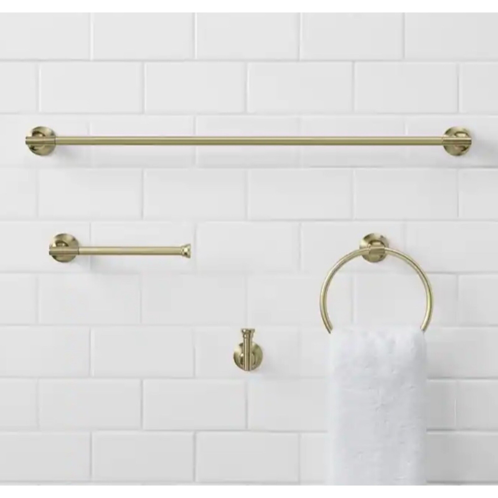 Bar Set In Brushed Gold