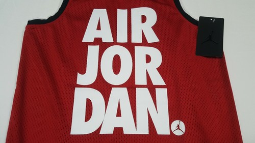 Nike Boys Air Jordan Tank Top Jupman Boys Youth Red -white Size XLarge - Picture 4 of 8