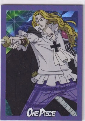 Tarjeta Panini One Piece 25 Aniversario Nº 65 Basil Hawkins Rainbow Parallel