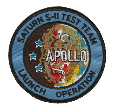 NASA Apollo Saturn S-2 Test Team Launch Operation patch