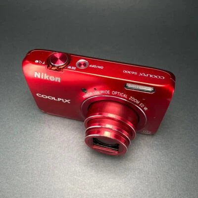 Nikon COOLPIX S6300 16 MP Digital Camera w/10x Zoom NIKKOR 90%NEW