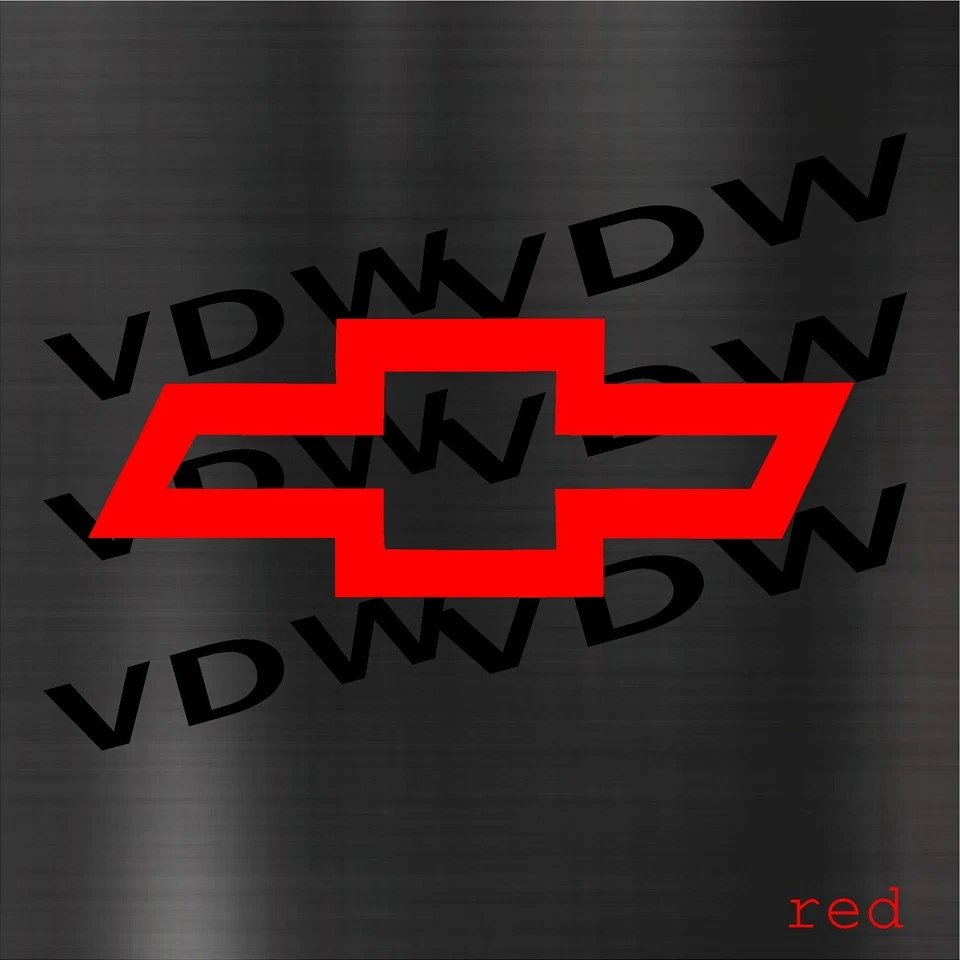 x2 Pegatina Chevy Pajarita Chevy Bowtiel Deca-Chevrolet Pajarita Calcomanía Adhesiva 5" Foto 2 de 4