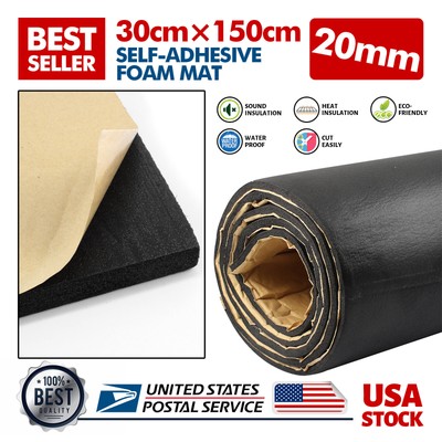 Car Insulation 5sqft 20mmThermal Sound Deadener -Block Automotive Heat & Sound