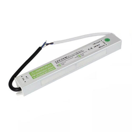 DC12V Netzteil 36W LED Transformator IP67 für LED Streifen/CCTV/MR16 Panel Licht - Bild 1 von 4