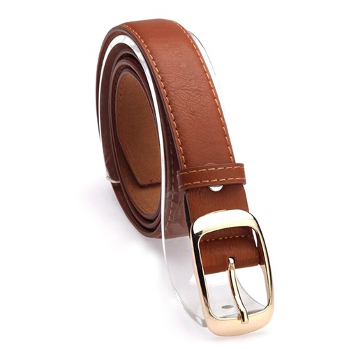 Women Leopard Black Leather Pin Buckle Strap Waist Belt Jeans Pants Waistband L - Picture 19 of 19