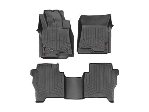 WeatherTech FloorLiner Mats for Mitsubishi Montero 2007-2016 - Black